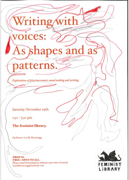 Writing with voices: as shapes and as patterns